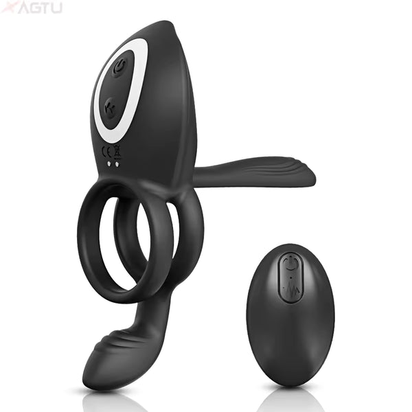 Male Sex Toy – Vibrating Cock Ring, Remote & G-Spot Stimulation