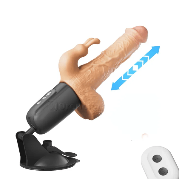 Thrusting Dildo with 10 Vibrations