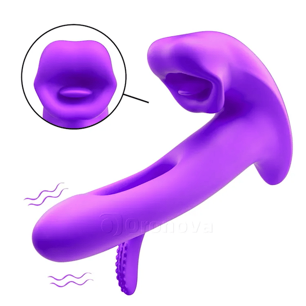 Octavia - G Spot Flapping Vibrator with Kiss & Vibrate Sensations