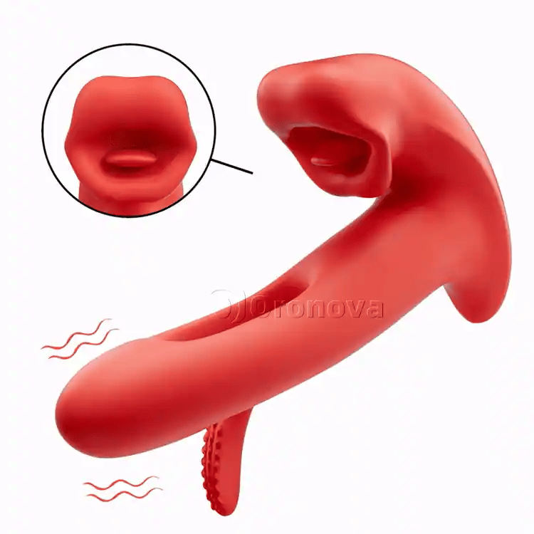 Octavia - G Spot Flapping Vibrator with Kiss & Vibrate Sensations