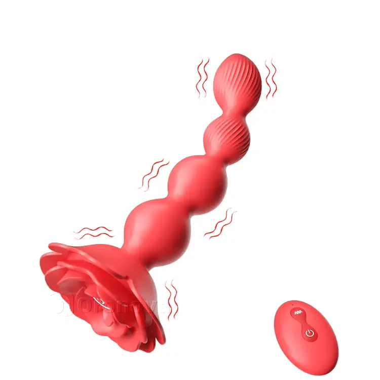 Anal Bead Vibrator with 10 Vibrations