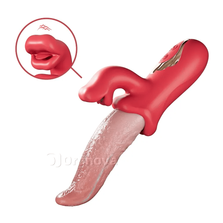 Swinging Tongue Licking Vibrator Tongue Teasing and Oscillation