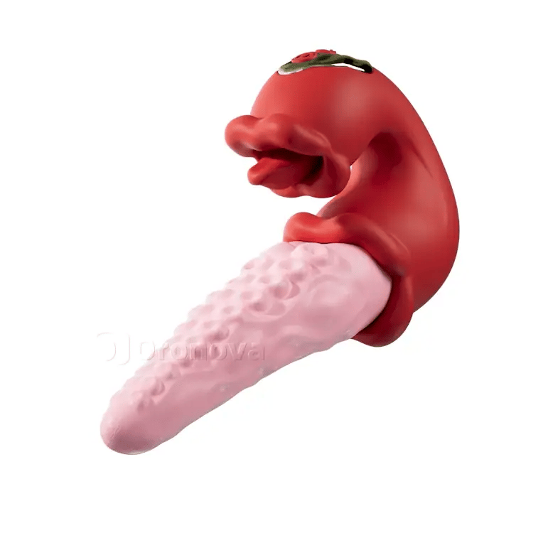 2-in-1 Octopus Vibrator with Teasing Tongue & 10 Vibration Modes