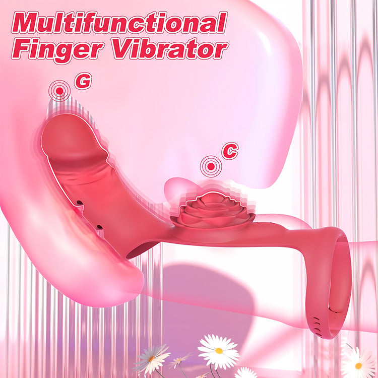 Multi-Function Finger Wearable Vibrator with 9 Vibration Modes