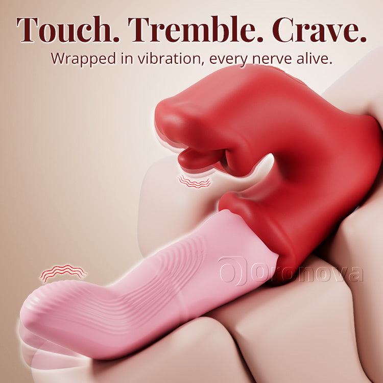 G-Spot & Clitoral Pleasure Vibrator – Tongue Licking, Waterproof