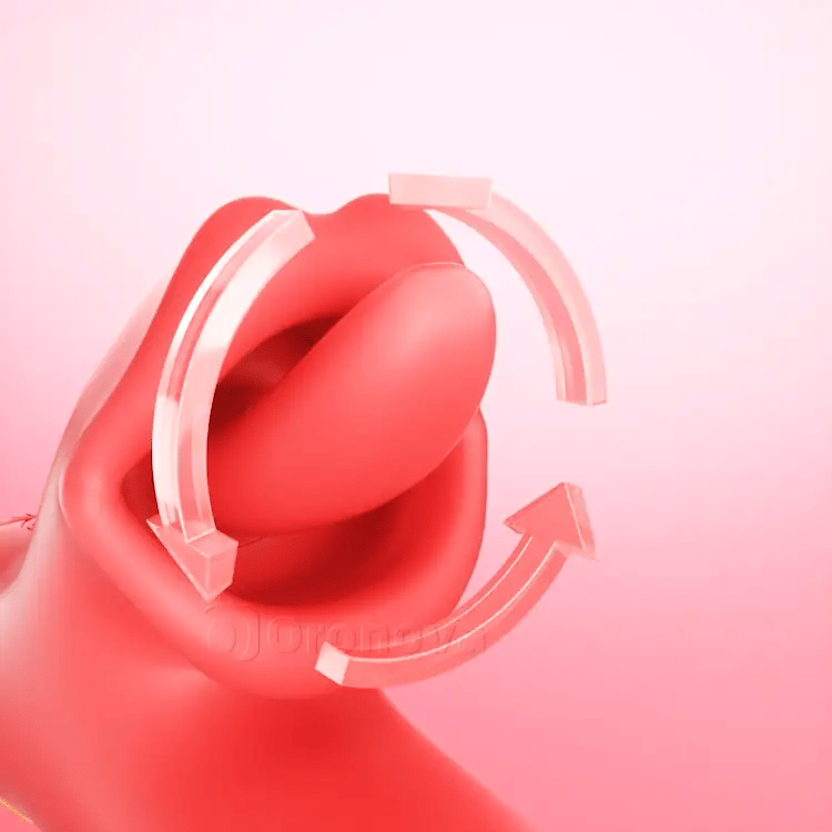 G Spot Tongue Licking Vibrator with Flapping & Rotating