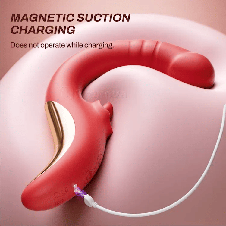 Thrusting G Spot Vibrator with Licking Pattern