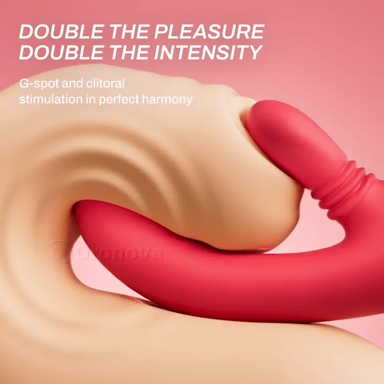 Ultimate Dual Stimulation: Rotating Clitoral Teaser & Thrusting G-Spot Vibrator