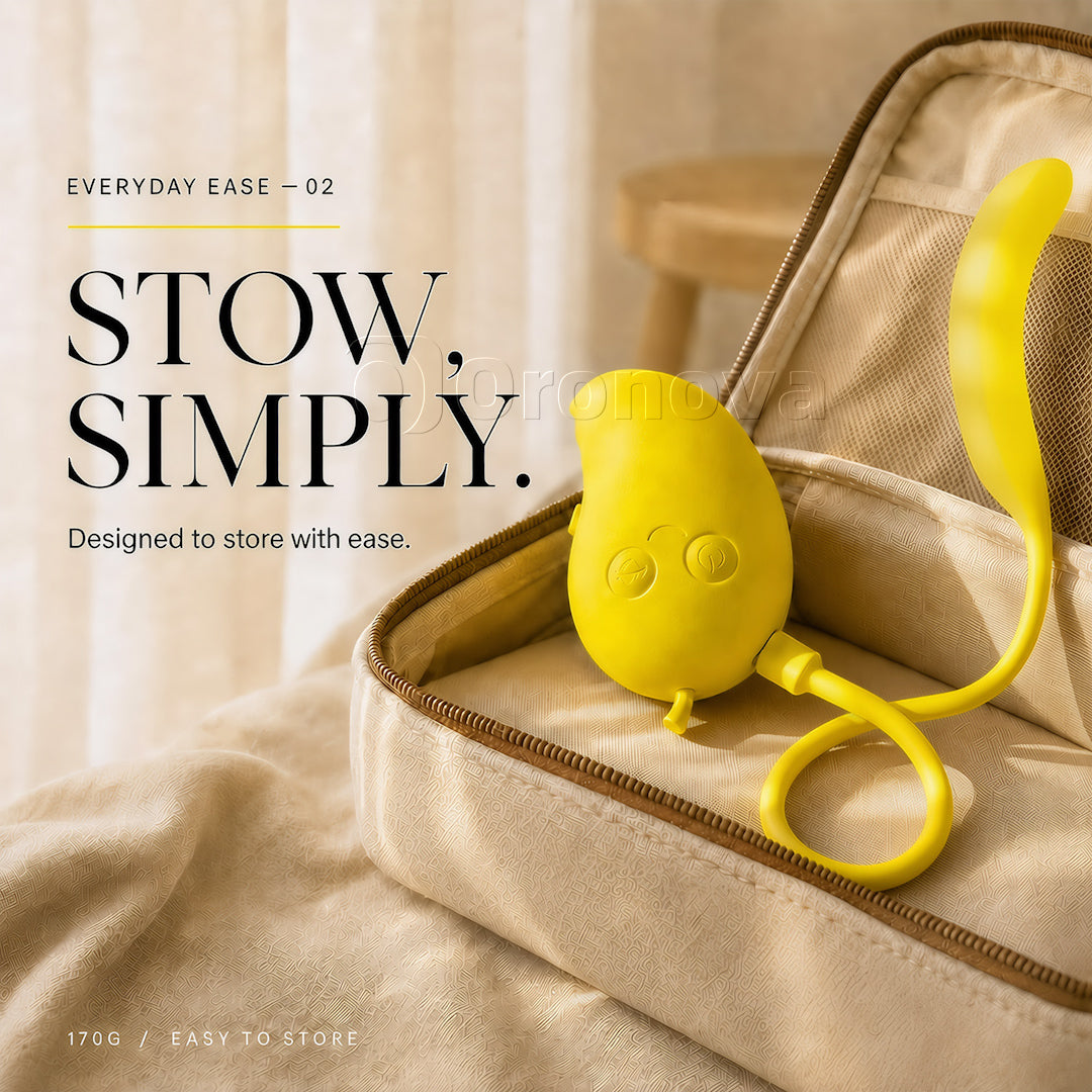 Mango and Banana 2-in-1 Dual Stimulation Sucking and Tapping Bluetooth Vibrator