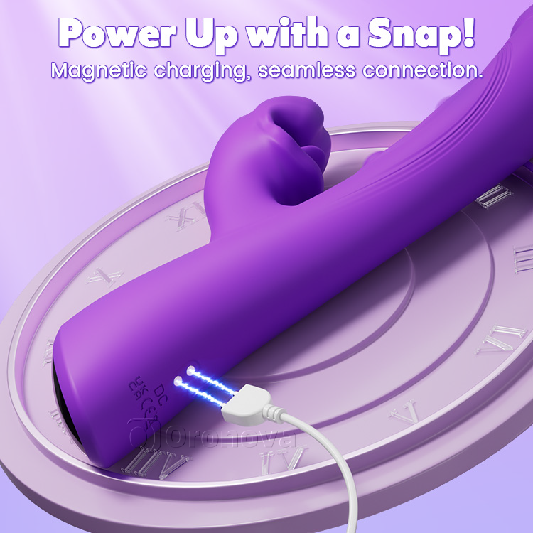 3-in-1 Kissing and Triple-Tap Vibrator – Clit & G-Spot Pleasure