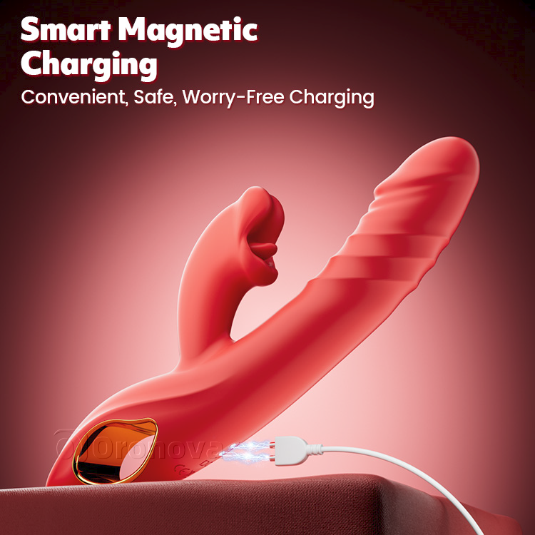 Dynamic Bliss Wave - Ultimate G Spot Pleasure Toy with Adjustable Biting and Stretching
