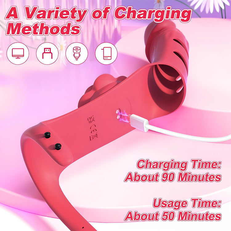 Multi-Function Finger Wearable Vibrator with 9 Vibration Modes