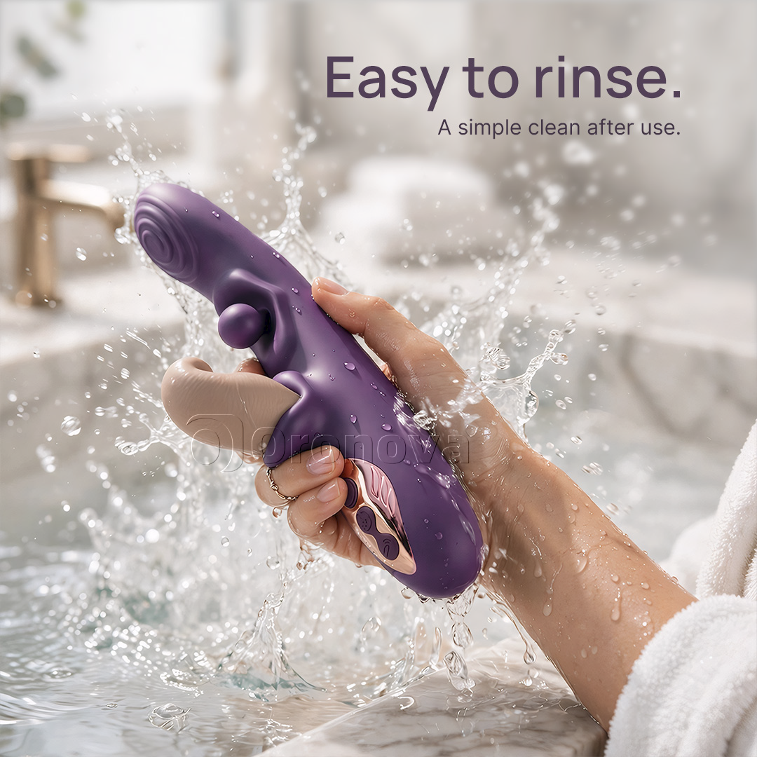 3-in-1 Flexible Vibrator – Rotating Ball, Tapping & Multi-Mode Vibration