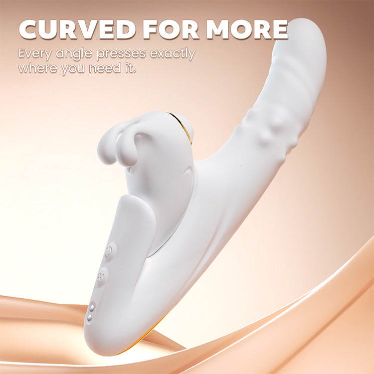 2-in-1 Detachable Suction & Thrusting Vibrator with App Control