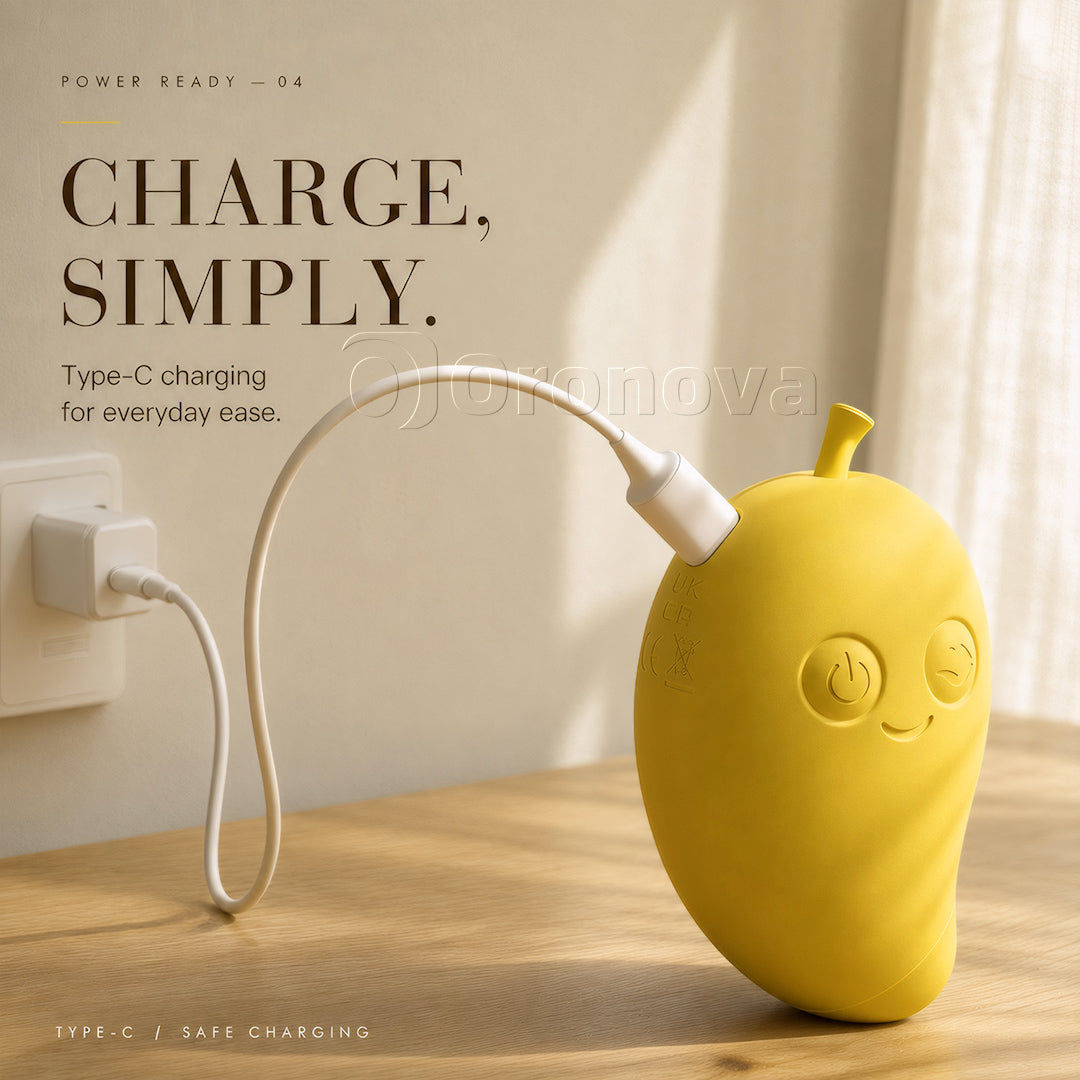 Mango and Banana 2-in-1 Dual Stimulation Sucking and Tapping Bluetooth Vibrator