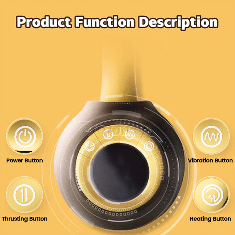 Heated Thrusting Sex Machine with Precision