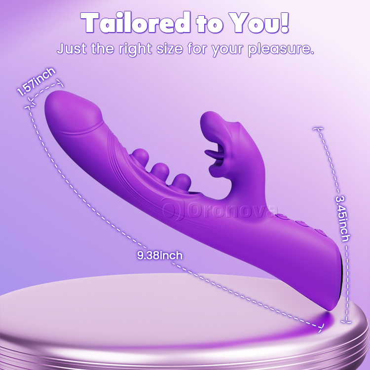 3-in-1 Kissing and Triple-Tap Vibrator – Clit & G-Spot Pleasure