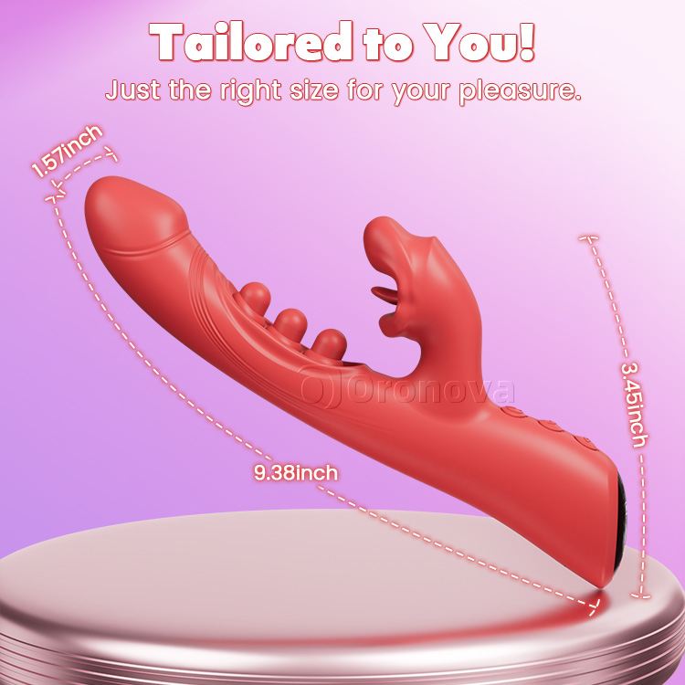 3-in-1 Kissing and Triple-Tap Vibrator – Clit & G-Spot Pleasure