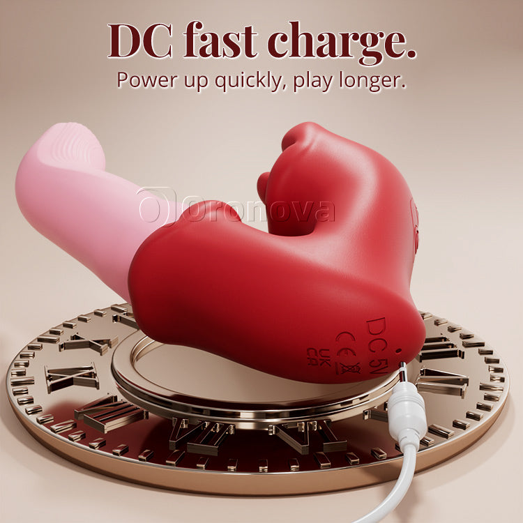 G-Spot & Clitoral Pleasure Vibrator – Tongue Licking, Waterproof