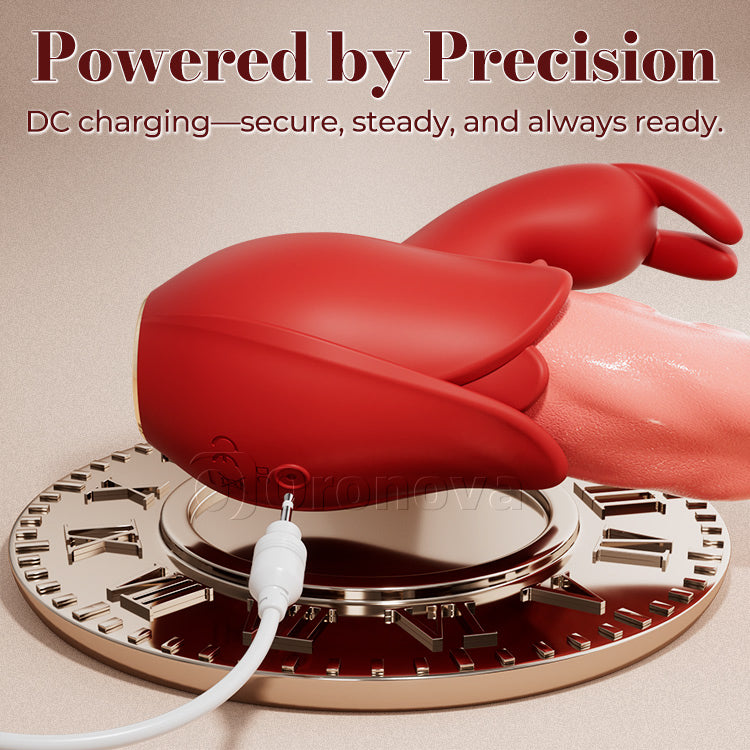 Tongue vibrator 10 modes, dual point stimulation, silent design