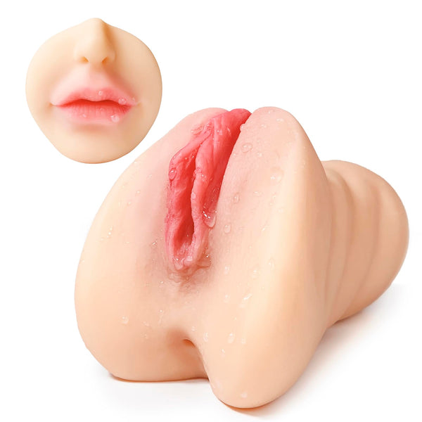3-in-1 Realistic Male Masturbator with Lifelike Lips