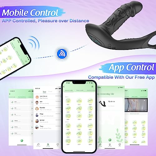 Prostate Vibrator with Remote Control