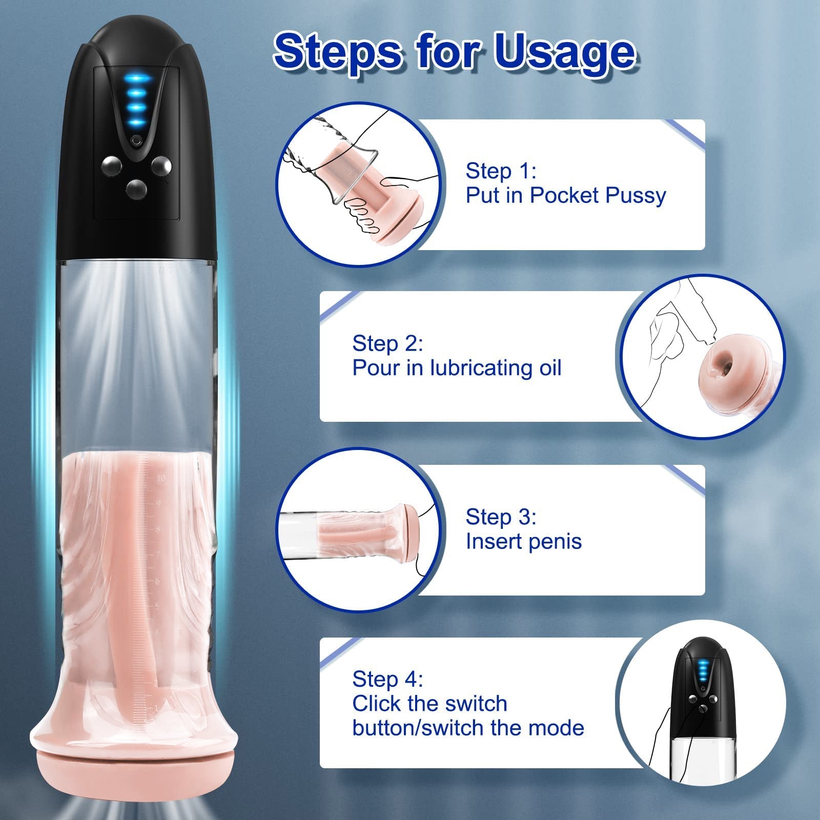 Male Masturbator Pump